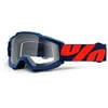 100% Accuri Raleigh MX Goggles Blue/Orange/Clear Lens