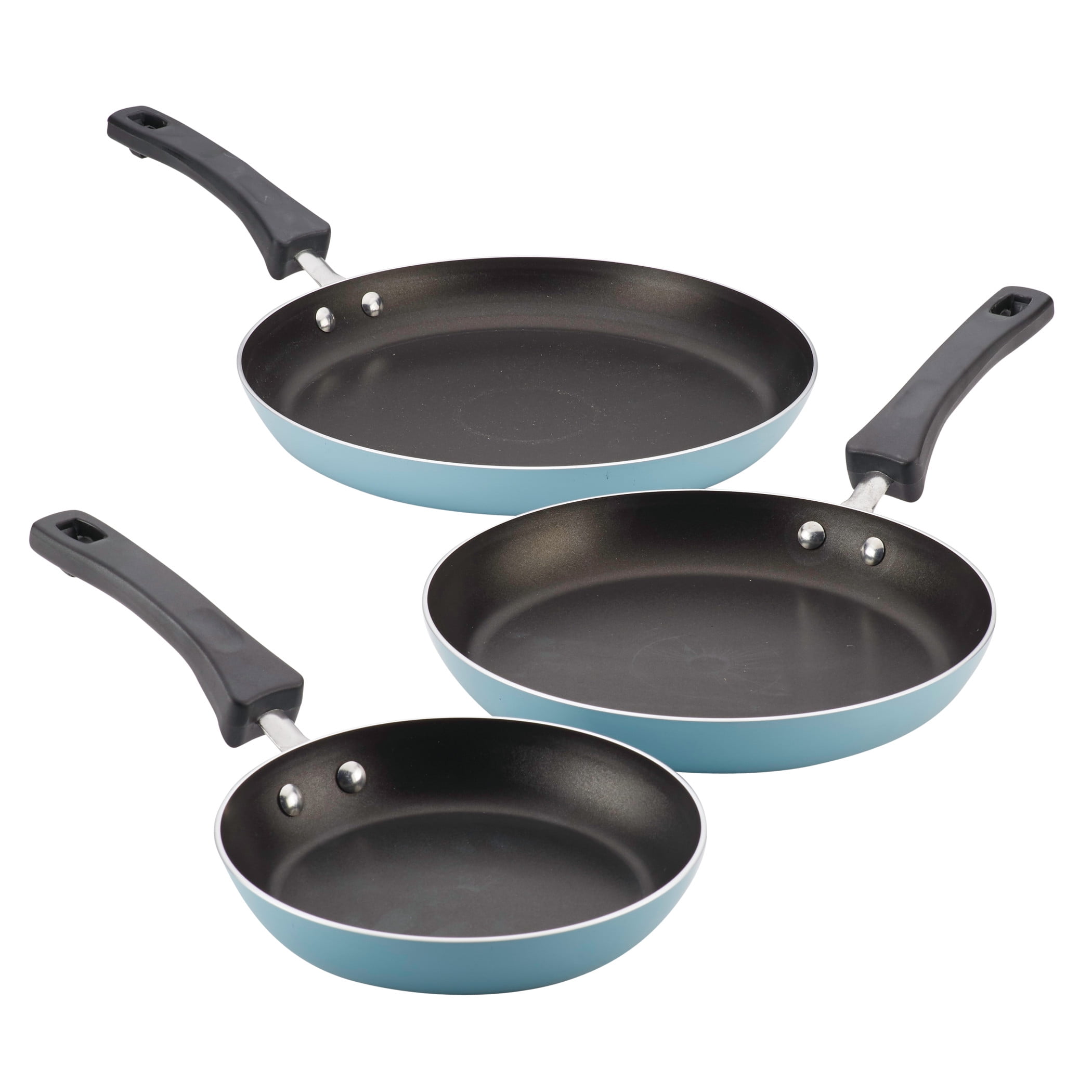 Farberware 3Piece Neat Nest Space Saving Nonstick Frying Pan/Fry Pan