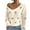 Beige, variant on Sweaters for Women Valentines Day Gift 2025 Trendy V Neck Casual Long Sleeve Heart Printed Pullover Sweaters Alsol Lamesa