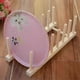 thumbnail image 5 of Kitchen Dish Drain Rack Dinnerware Storage Organizer Plate Drying Shelf Wooden Book Cups Display Stand Drainer Holder B, 5 of 5
