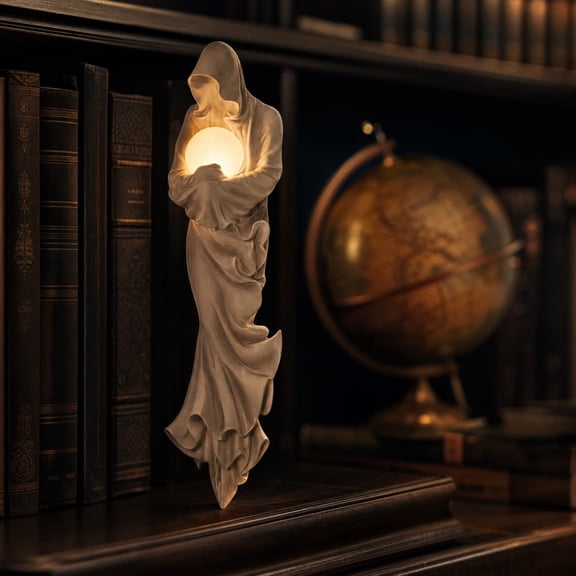 Halloween Decorations, Halloween Ghost Wall Sconce, Spooky Resin Night Light For Bedroom Glowing Phantom Decor For Party Hanging Ghost Ornament With LED