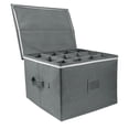 thumbnail image 1 of Boîte de Rangement pour Verres à Vin avec Séparateurs, Conteneurs de Rangement pour Verres à Vin Rouges Ou Blancs, Flûtes à Champagne Rigides et Empilables, 1 of 8