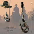 thumbnail image 4 of Urbalabs Western Cowboy Six Shooter Belt 24 inch Cowboy Roper End Table Standing Table Lamp Nightstands Living Room End Tables Lamps for Bedrooms Office (Large Six Shooter), 4 of 6