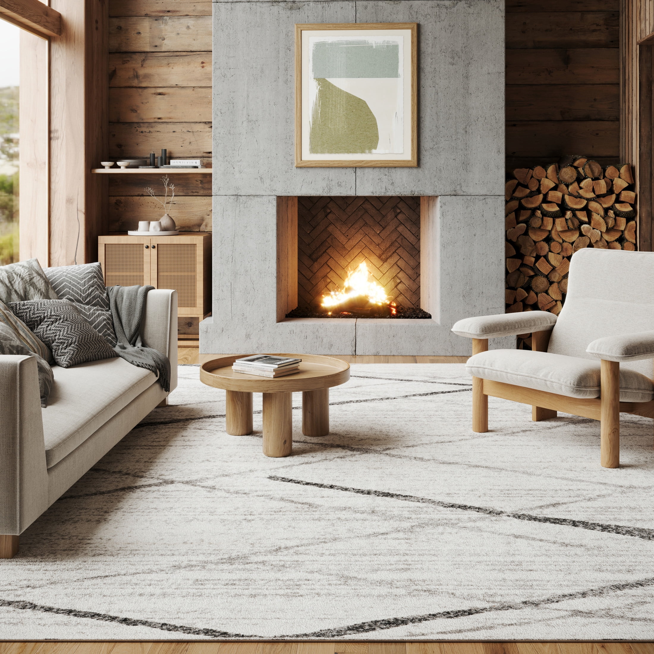 nuLOOM Thigpen Contemporary Area Rug, 3' x 5', Thigpen Grey
