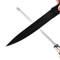 thumbnail image 5 of Professional Knife Sharpener, Kitchen Knife Sharpener, Sharpening Steel, 12 in, Stainless Steel, Knife Sharpening, Knife Honing Rod, Knife Sharpener Rod, Honing Steel for Knives,, 5 of 9