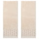 thumbnail image 1 of Juego de toallas de mano de bordado REGALWOVEN, toallas de algodón para baño y cocina 14" x 30" marrón claro 2 piezas, 1 of 7