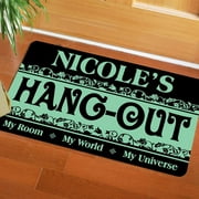Personalized My Hangout Doormat, 17" x 27"