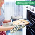 thumbnail image 2 of Yayeee Pot Holders Kitchen Heat Resistant with Pocket 7"x9.8" Cotton Oven Cooking Hot Pads, Light Floral, 2 of 7