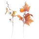 thumbnail image 1 of 2pcs Halloween Otoño Pick Rama de calabaza Artificial Maple Leaf Tallo de diseño de otoño Decoración, 1 of 6