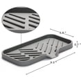 thumbnail image 2 of 2X Silicone Kitchen Soap Tray, Sink Tray Drain Sponge Rack, Sink Storage Tray, Used for Sponge Soap Dispenser Scrubber, 2 of 7
