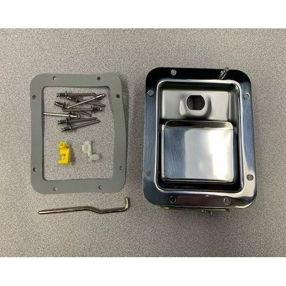 Knapheide 21107610, Stainless Steel Rotary Latch Kit (Rivet Style)