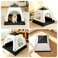 thumbnail image 2 of Foldable Pet Tent Breathable Cave Dog Houset All Season Portable Puppy Bed for Indoor Outdoor Travel, 2 of 5