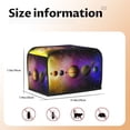 thumbnail image 5 of Picia Planets And Stars Print 2 Slice Toaster Cover , Toaster Protector Dustproof Kitchen Appliance Cover, Kitchen Appliance Dustproof Protector, 5 of 7