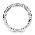 thumbnail image 2 of 925 Sterling Silver 142 Stone Cubic Zirconia Cz Ring Wedding Fancy, 2 of 9