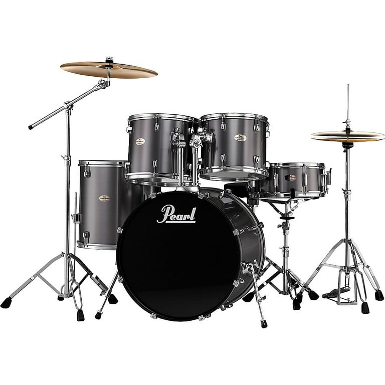 Pearl Forum 5-Piece Standard Drum Set with Hardware Charcoal