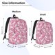 thumbnail image 2 of Easygdp Cute Rabbit Mochila de Lona Resistente para Laptop, Compatible con Laptops de 15 a 17 pulgadas, Ideal para Escuela, Trabajo y Viajes-Medium, 2 of 5