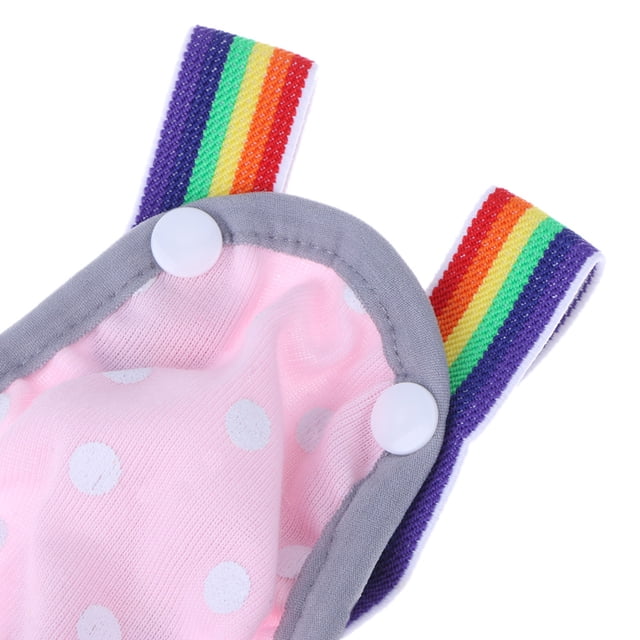 Perras Bragas Correa para perros Pantalones fisiológicos Bragas de menstruación sanitaria (Rosa claro S) Likrtyny Libre de BPA