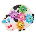 thumbnail image 4 of Miangastore 1 Ensemble Jouets de Rotation pour Enfants Jouets Éducatifs en Bois Jouets en Forme de Vache, 4 of 9