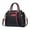 Black, variant on TechWave Women's Trendy Korean Casual One Shoulder Large Capacity Handbag Women's Leather Tote Bags Tote Laptop Designer Bags for Work Large Tote Bag with Zipper Car Pocket Handbag Holder between