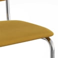 thumbnail image 6 of Pemberly Row Contemporary Velvet Side Chair (Set Of 2) in Gold, 6 of 6