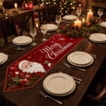 thumbnail image 3 of 2026 Christmas Indoor Home Decor Christmas Decorative Table Runner Long Strip Table Scarf For Dining Table Mantel Holiday Party Layout, 3 of 6
