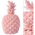 thumbnail image 3 of Cajas para guardar monedas o huchas con forma de piña en resina rosa, 3 of 5