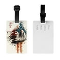 thumbnail image 2 of PAYOHTO Luggage Tags for Suitcases Eagle Independence Day PVC Lable for Travel Bag, 2 of 7