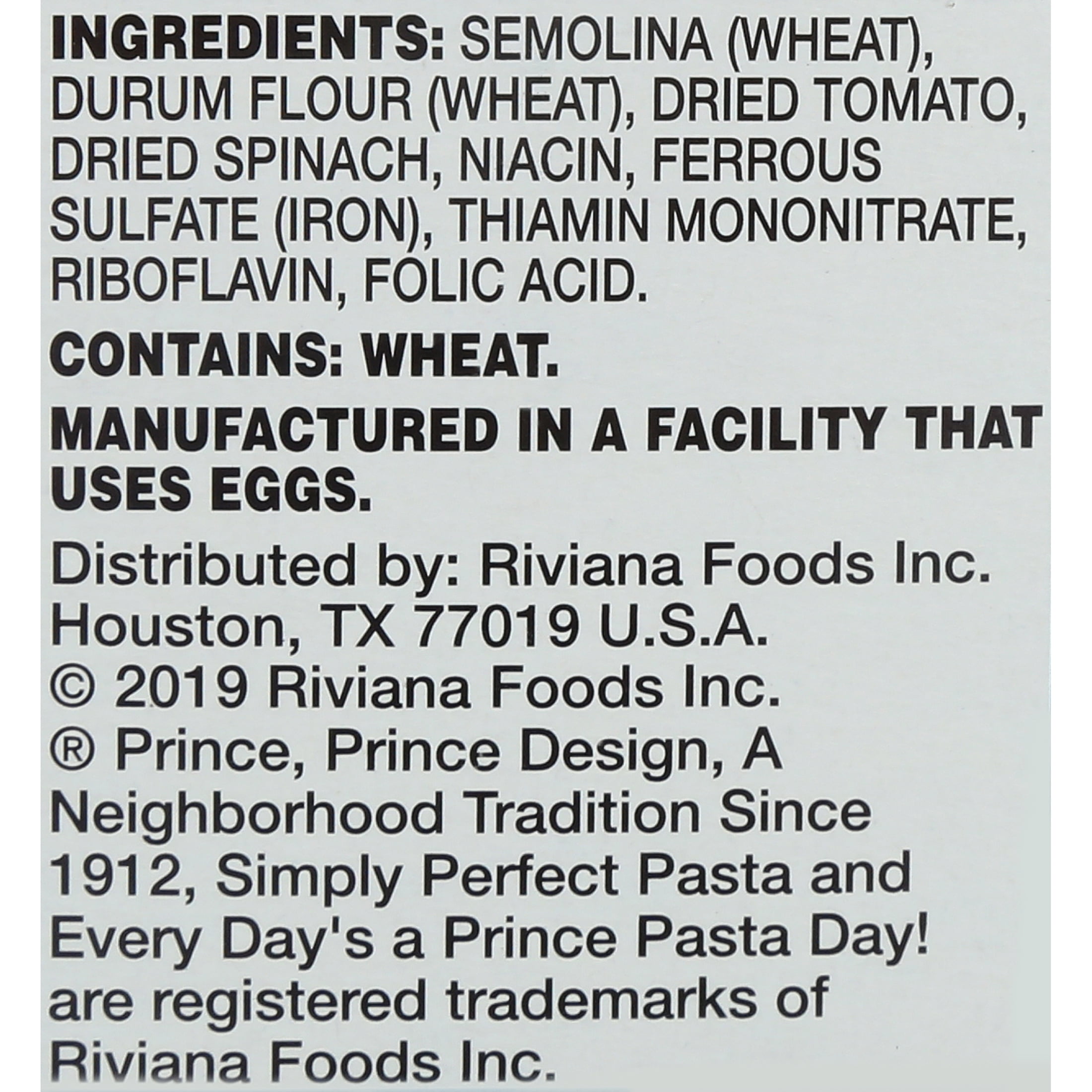(8 pack) Prince Tricolor Rotini Pasta, 12-Ounce Box