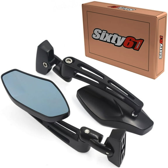 Honda CBR600RR Mirrors 2004-2025 Black Convex adjustable