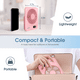 thumbnail image 2 of Desk Fan Battery Operated, Portable USB Rechargeable Fan, 5000 mAh 180° Quiet Personal Fan With Power Display, 100 Speeds Adjustable Table Fan for Desktop, Home, Travel, 2 of 10