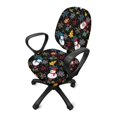 thumbnail image 5 of Chririnla Stretch Office Chair Covers for Gaming Chairs, 2 Pcs Computer Chairs Cover Polyester Office Chair Slipcover Christmas Characters Pattern, 5 of 8