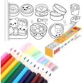 thumbnail image 1 of Children's Drawing Roll With 12-Color Pencil, Coloring Paper Roll For Kids, Oversize Childrens Drawing Roll, Roll Drawing Paper For Kids, Children Drawing Roll, 1 of 5