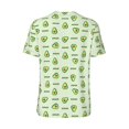thumbnail image 3 of Rocae Green Avocado for Breathable Men's Baseball T-Shirt Fashionable Casual Baseball Jersey, Moisture-wicking Sportswear X-Large, 3 of 9