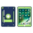 thumbnail image 2 of iPad Air 3 Case, iPad Pro 10.5 Case 2019/2017, Dual Layer Shockproof Lightweight Hybrid Rugged Kickstand Protective Cover with Pencil Holder, Navy/Olivine, 2 of 5