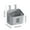 Gray, variant on Plastic Hanging Storage Basket for Pool Side,Above Ground Pool Hanging Bins with Hook,Large Capacity Pool Cup,Versatile Storage Basket,Pool Storage Bins for Most Frame Pools