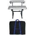 thumbnail image 2 of Rockville Z55 Z-Style 2-Tier Keyboard Stand+Travel Bag Adjustable Height + Width Black, 2 of 5