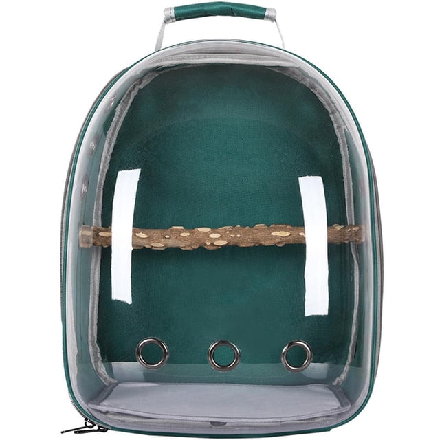 Pet Parrot Carrier Bird Bolsa De Viaje Mochila Cápsula Espacial Mochila Transparente Mochila Transpirable Para Loros Yuarrent AP007803-09