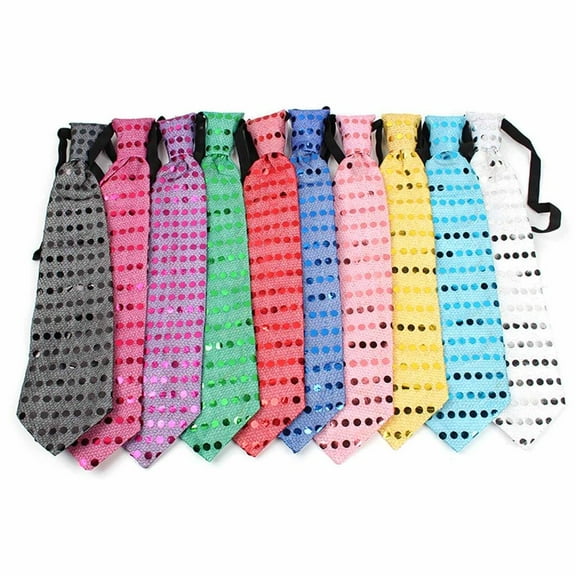 YIEMEEN 5pcs Glowing Neck Tie Luminous Children Girl Boys Birthday Present