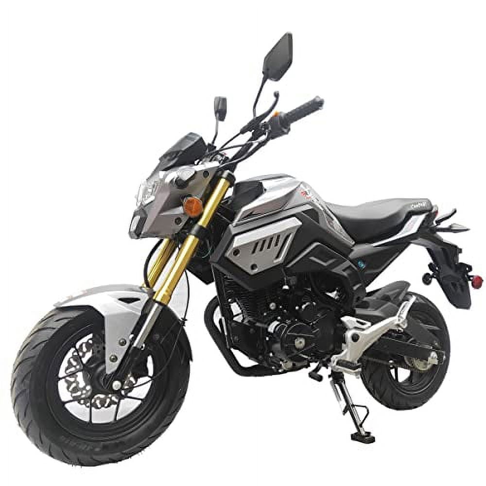 X-Pro Brand New 150cc Gas Motorcycle with 5-Speed Manual Transmission Electric/Kick Start 12" Wheels