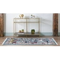 thumbnail image 4 of Rugs.com Rabia Collection Rug – 2' 7 x 11' Runner Blue Low Rug Perfect For Hallways, Entryways, 4 of 9