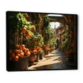 thumbnail image 2 of Designart "Seville Orange Trees Spain" Spain Floater Framed Wall Art Living Room, 2 of 7