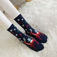 thumbnail image 4 of Christmas Breathable Warm Comfortable Lightweight Casual Cotton Socks for Women, 4 of 20