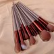 thumbnail image 3 of Soidarity Paquete de 13 brochas de maquillaje Lady Cheek Sombra de ojos Polvo de cejas Mango de plástico Pinceles Herramienta Accesorio cosmético Pinceles de maquillaje y herramientas Rosado, 3 of 6
