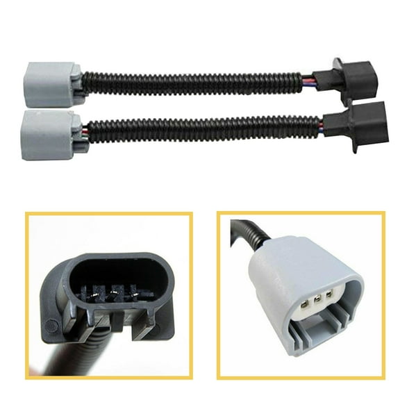 Xotic Tech H13 9008 Adapter Extension Wiring Harness Sockets For Headlights Fog Lamps Retrofit