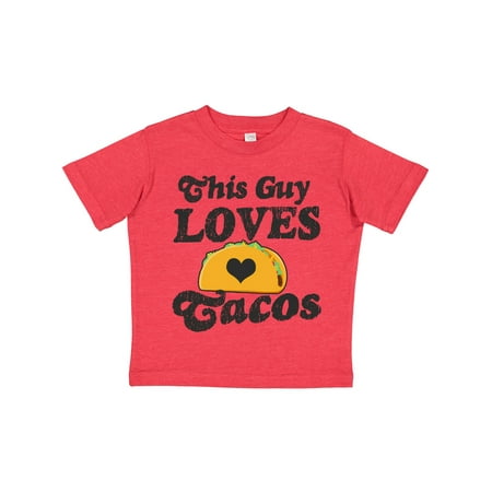 

Inktastic This Guy Loves Tacos Gift Toddler Boy Girl T-Shirt