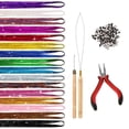 thumbnail image 1 of With Hair Braiding Tools Sparkle Shiny Hair Wig Colorful Colored Glitter Hair Thread Exquisite Glitter Hair Braiding Tools Exquisite Hair String Christmas, 1 of 8