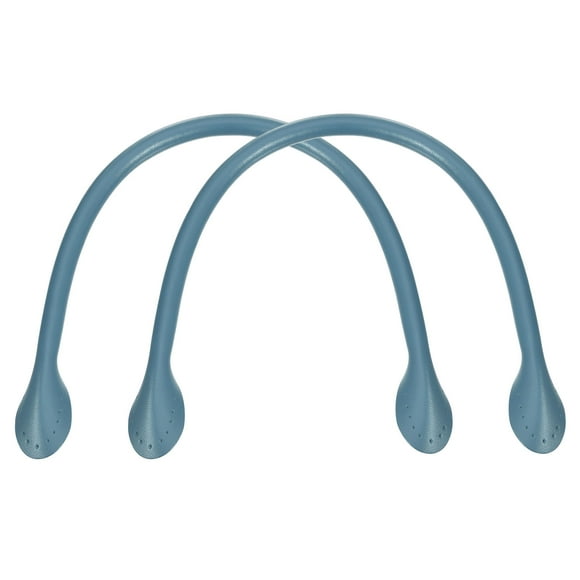 Unique Bargains 15.7' Leather Purse Strap with Ear Shaped End Bag Handle Replacement for Purse Handbag Wallet Blue