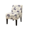 thumbnail image 1 of ACME Chaise d'Appoint Ollano en Bleu Foncé, 1 of 2