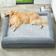 thumbnail image 1 of WNPETHOME Camas para perros lavables de tamaño grande, cama para perros XXXXL, sofá cama ortopédico para perros con funda extraíble e impermeable, cama para perros extra grande con laterales reforzado, 1 of 5