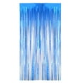 thumbnail image 1 of Yuarrent 1x2m lámina de Metal flecos cortina flecos telón de fondo fotografía accesorios cumpleaños boda fiesta decoraciones suministros Kits de decoración para fiestas azul Yuarrent HA2106-04, 1 of 5